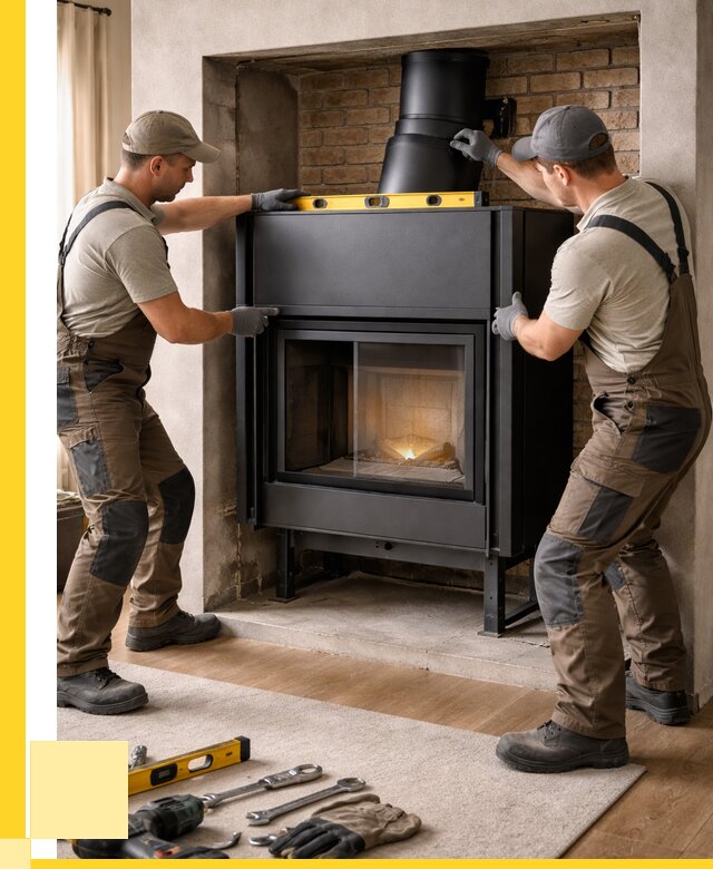 Установка каминных топок в Угличе под ключ от 18756 р. | ЭриданГлч