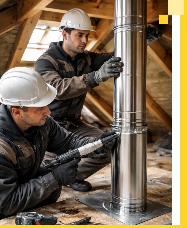Монтаж дымоходов для каминов в Угличе с гарантией качества