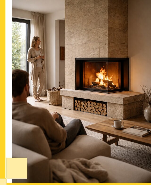 Угловые камины из кирпича установка в Угличе от 156300 р. ЭриданГлч