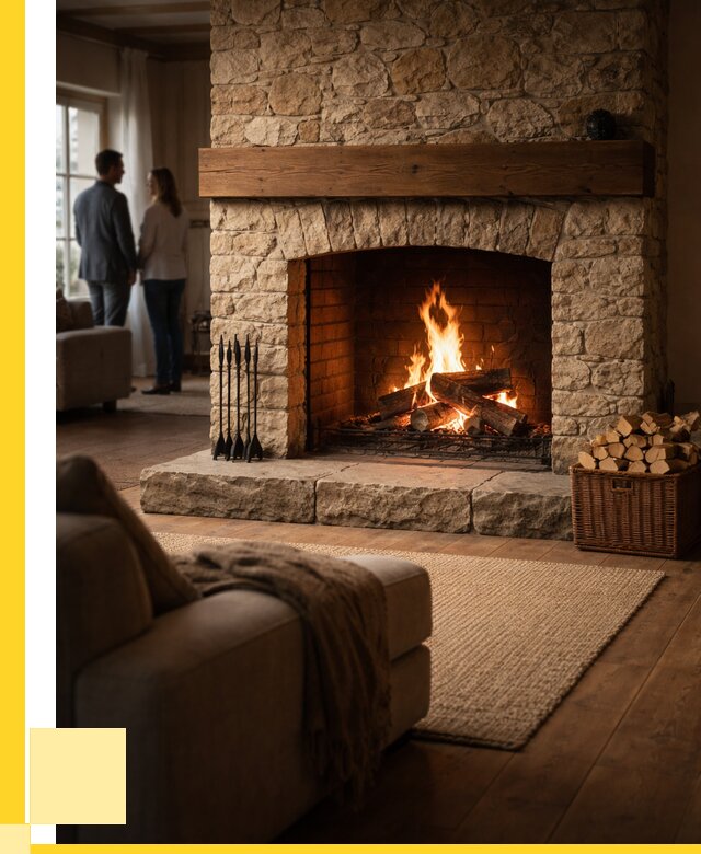 Открытые камины под ключ в Угличе от 156300 р. ЭриданГлч