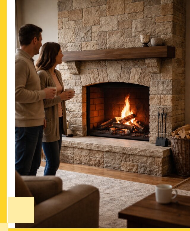 Каменные камины на заказ в Угличе от 187560 р. | ЭриданГлч