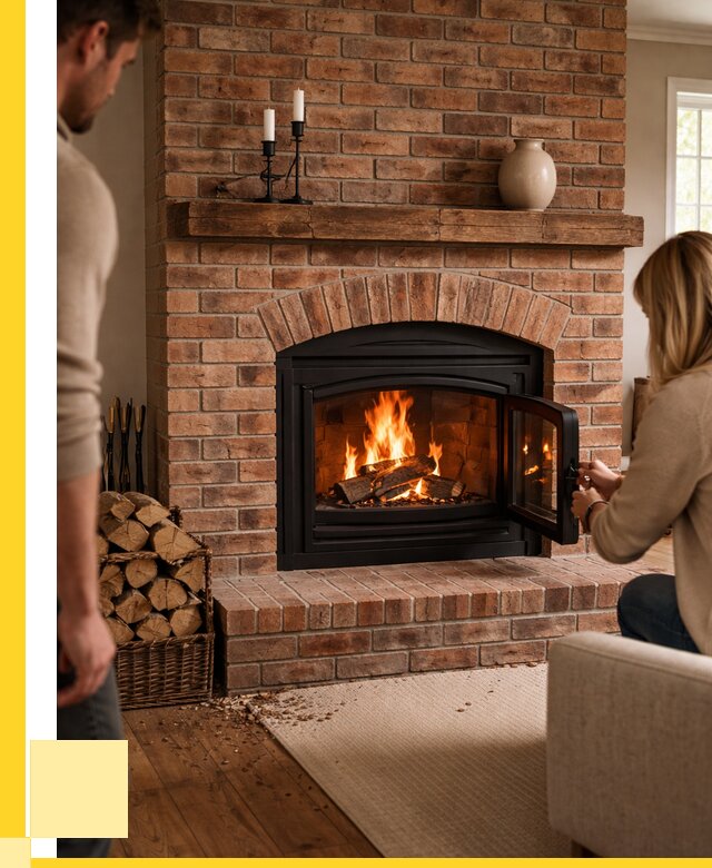 Кирпичные камины под ключ в Угличе от 156300 р. | ЭриданГлч