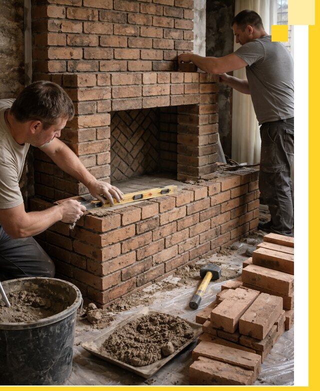 Изготовление и установка кирпичных каминов в Угличе