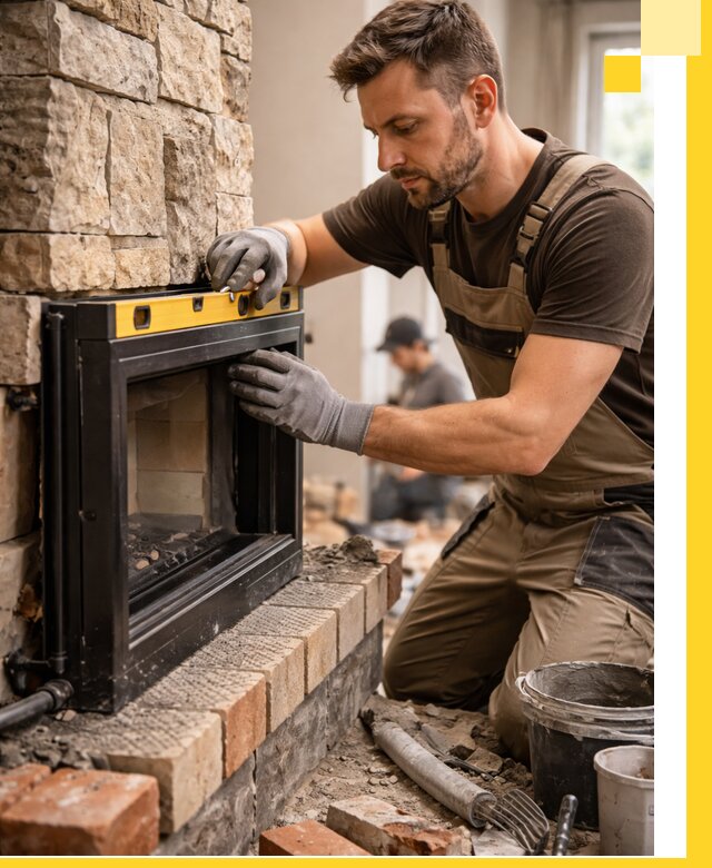 Дровяные камины под ключ в Угличе: монтаж, обустройство