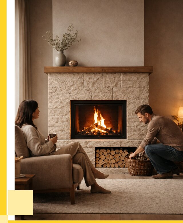 Камины для дома в Угличе под ключ от 156300 р. | ЭриданГлч