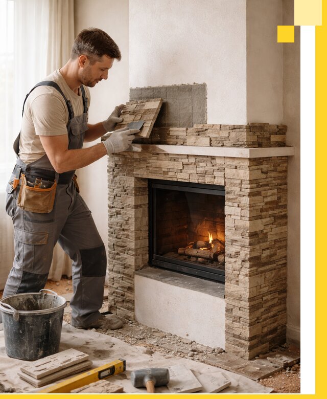 Изготовление и монтаж каминов для дома под ключ в Угличе