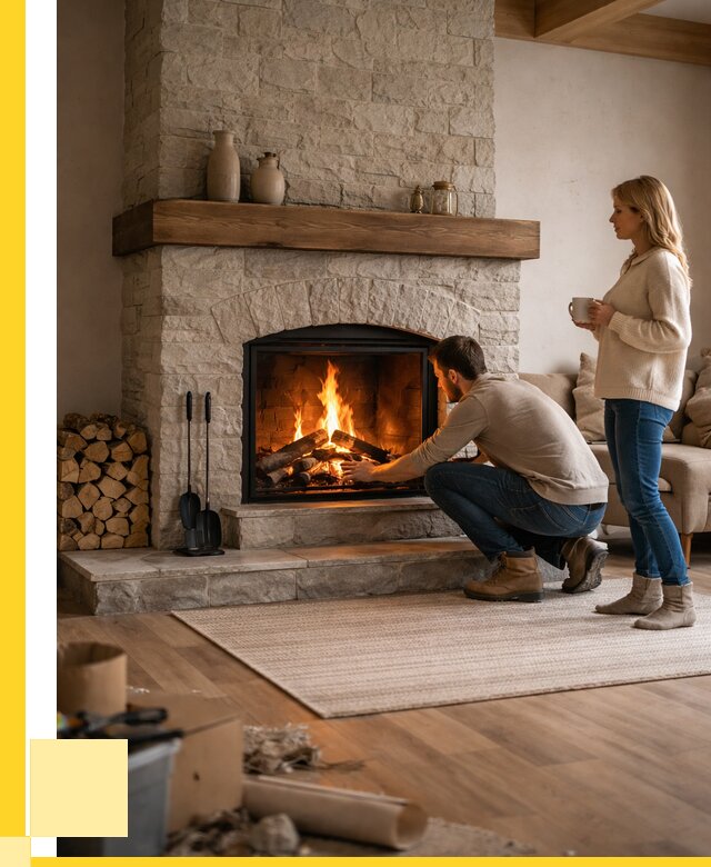 Камины для загородного дома в Угличе от 364700 р., ЭриданГлч