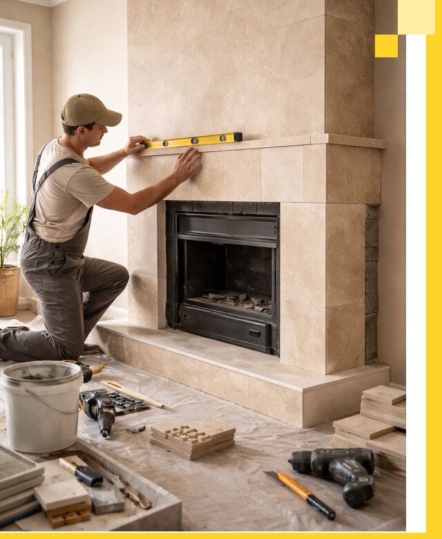 Установка и монтаж каминов в частном доме под ключ в Угличе