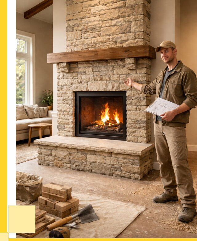 Камины под ключ в Угличе от 187560 р. | ЭриданГлч — установка