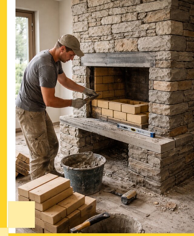 Кладка каминов и камина в Угличе от 26050 р. ЭриданГлч