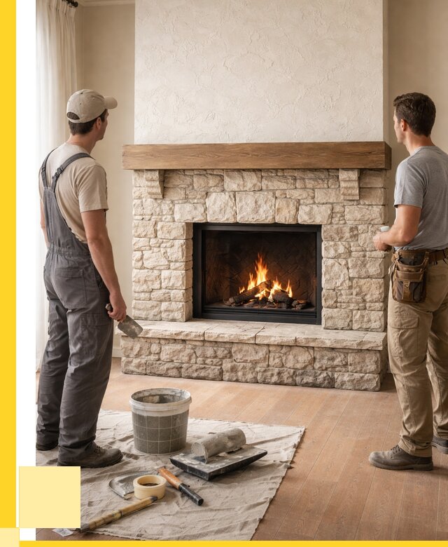 Отделка каминов в Угличе от 6773 р. под ключ | ЭриданГлч