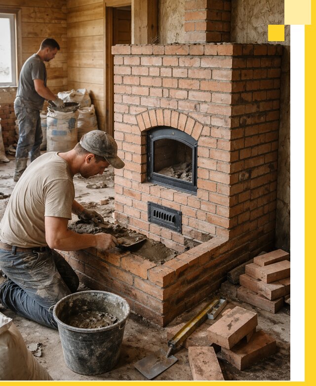 Профессиональное строительство печей в Угличе под ключ