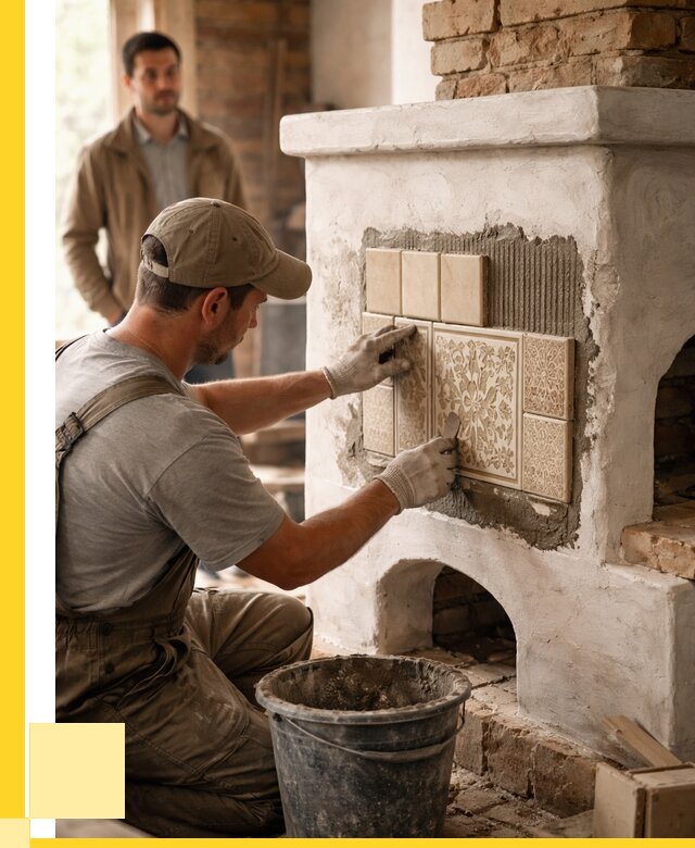 Отделка печей и банных печей в Угличе от 36470 р. | ЭриданГлч