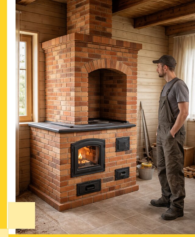 Кирпичные печи в Угличе: купить от 156300 р. | ЭриданГлч