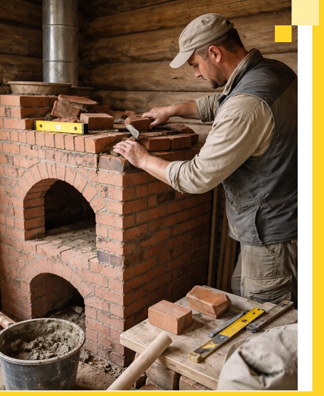 Изготовление и установка русских печей в Угличе под ключ