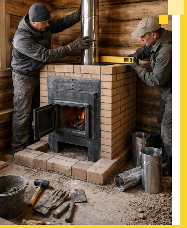 Проектирование, изготовление и установка банных печей в Угличе