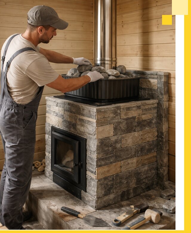 Печи для парной в Угличе, производство, монтаж и обслуживание