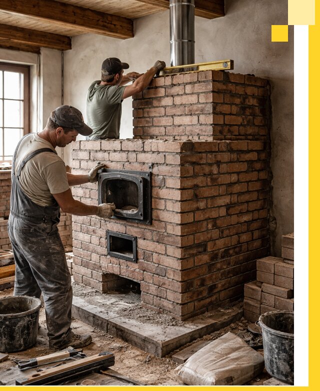 Печи для загородного дома под ключ в Угличе — монтаж и сервис