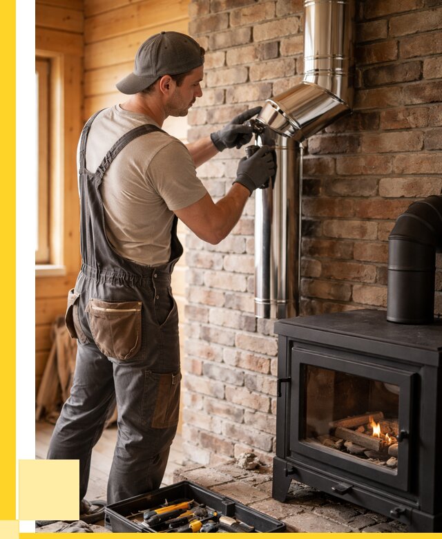 Монтаж дымоходов для печей в Угличе от 7815 р. | ЭриданГлч