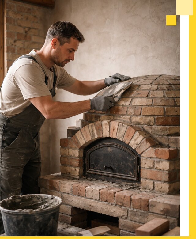 Изготовление и монтаж помпейских печей на заказ в Угличе