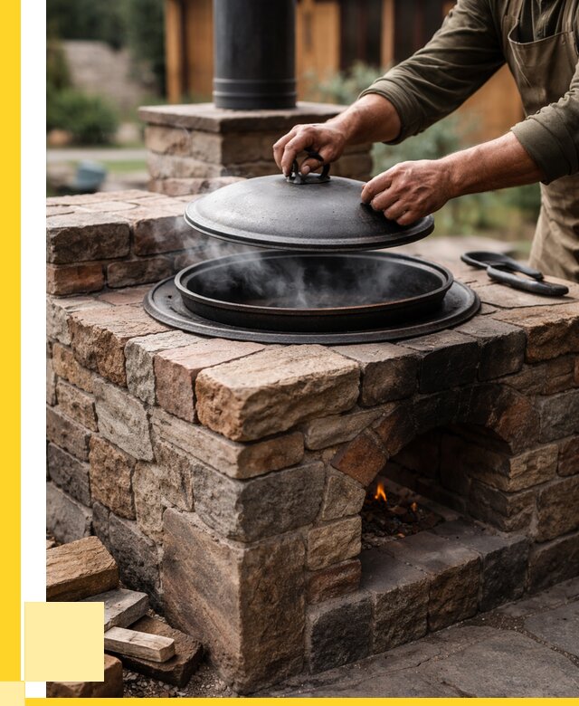 Печи для казана в Угличе по цене от 18756 р. | ЭриданГлч