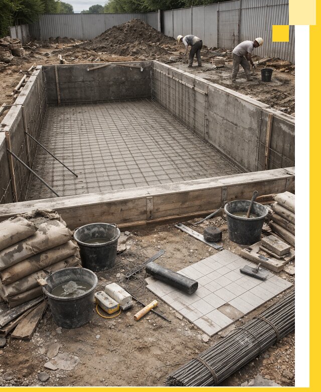 Строительство бассейнов под ключ в Угличе, дизайн и монтаж