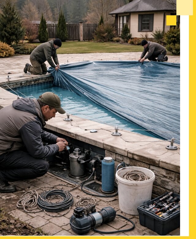 Консервация бассейнов в Угличе: подготовка к длительному хранению