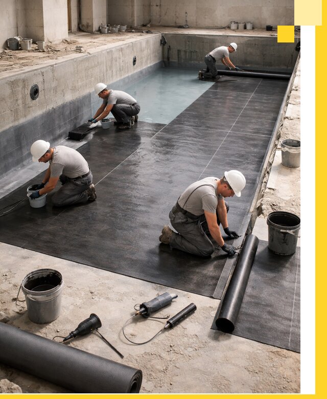 Профессиональная гидроизоляция бассейнов и чаш в Угличе под ключ