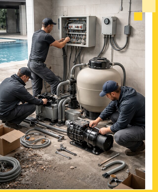 Профессиональный монтаж оборудования для бассейнов в Угличе