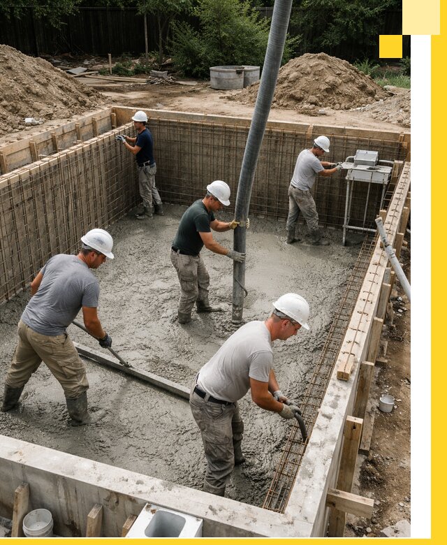 Строительство бетонных бассейнов под ключ в Угличе