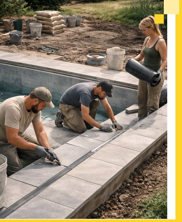 Строительство и монтаж уличных бассейнов под ключ в Угличе