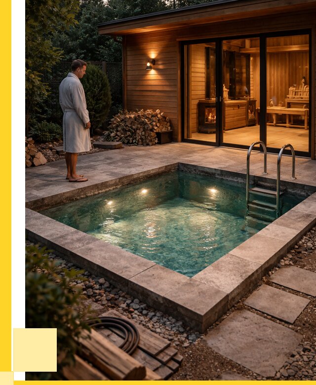 Бани с бассейном под ключ в Угличе от 98990 р. | ЭриданГлч