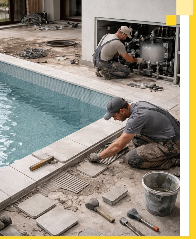 Строительство и монтаж бассейнов в коттедже в Угличе