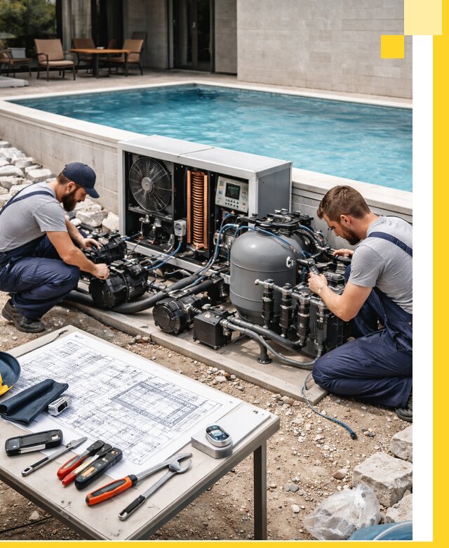 Проектирование и монтаж бассейнов с подогревом в Угличе