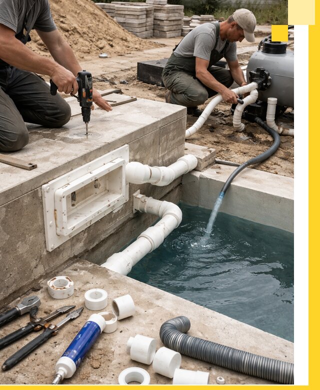 Строительство скиммерных бассейнов под ключ в Угличе