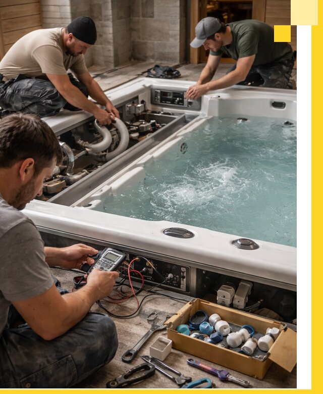 Гидромассажные бассейны под ключ в Угличе, дизайн и монтаж