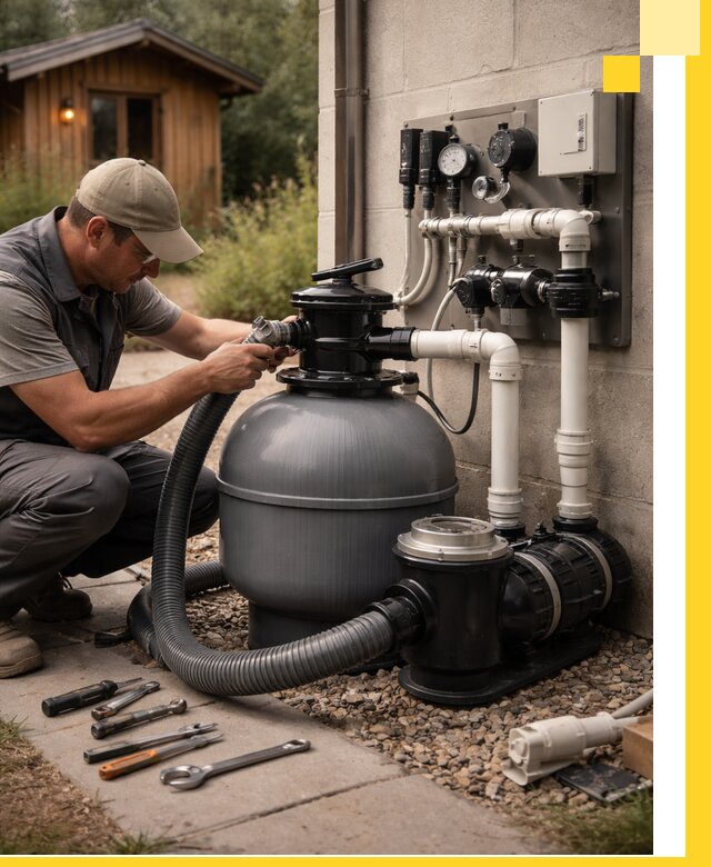 Продажа и монтаж фильтров и насосов для бассейнов в Угличе