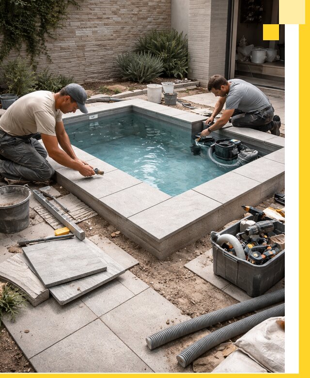 Мини бассейны под ключ в Угличе, дизайн и установка