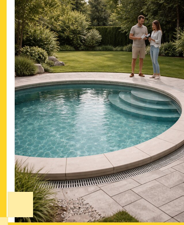 Круглые каркасные бассейны купить в Угличе от 260500 р. | ЭриданГлч