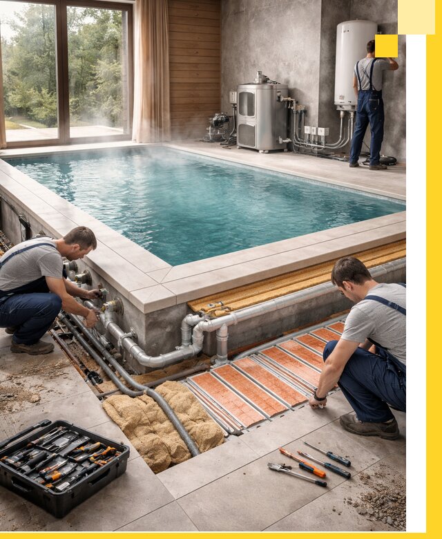 Проектирование и строительство тёплых бассейнов в Угличе