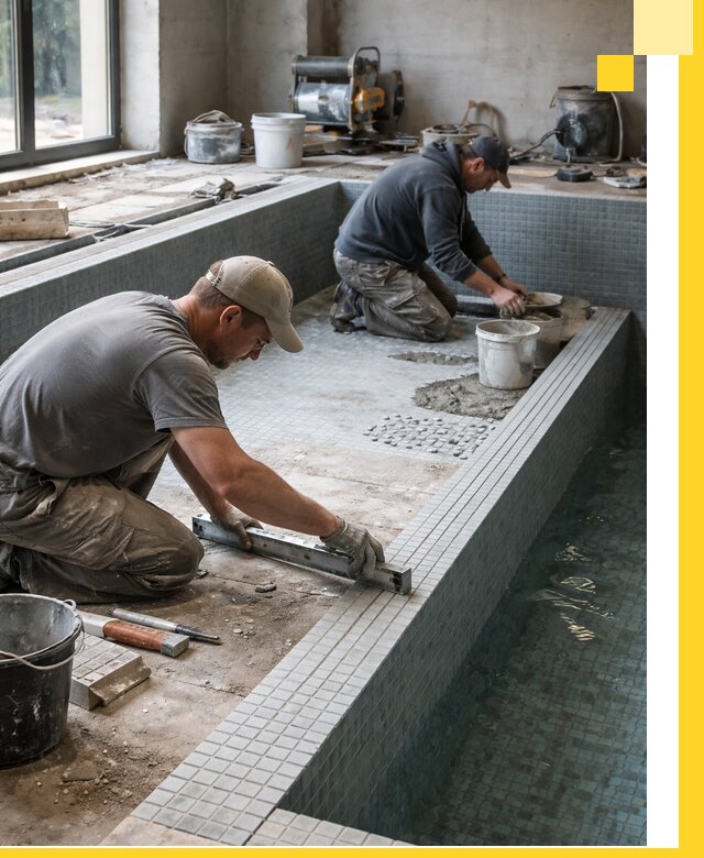 Строительство бассейна в частном доме в Угличе под ключ