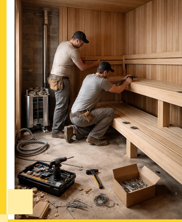 Монтаж саун под ключ в Угличе от 125040 р. | ЭриданГлч