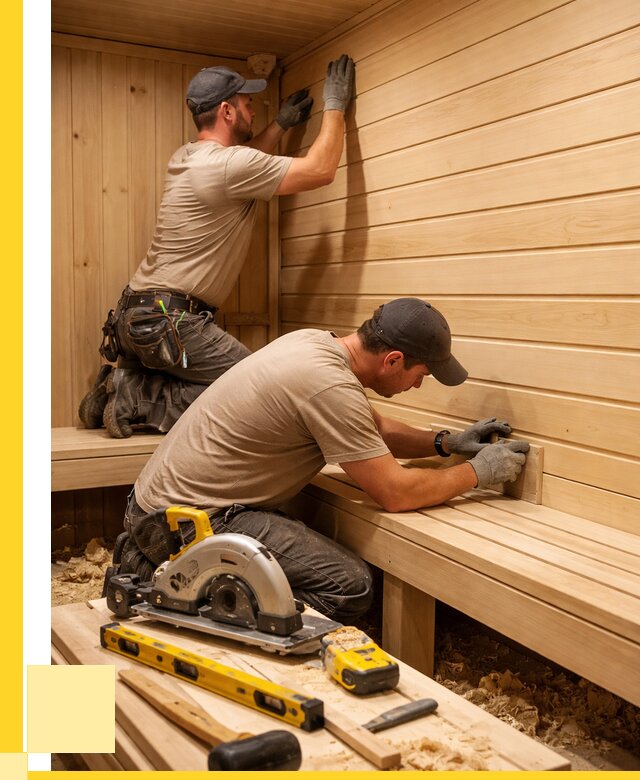 Обшивка саун вагонкой в Угличе от 2605 р. | ЭриданГлч