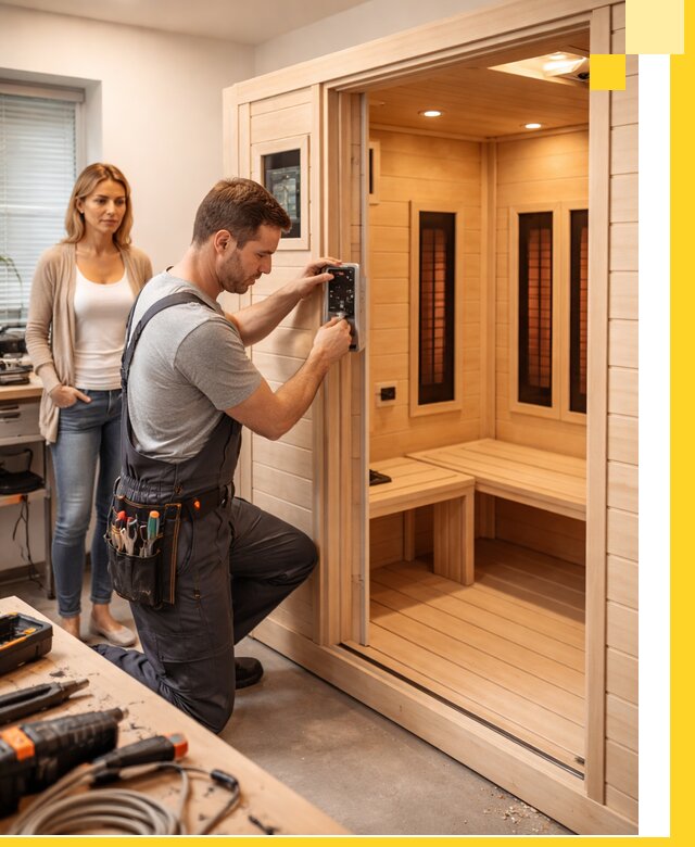 Инфракрасные сауны под ключ в Угличе продажа и установка