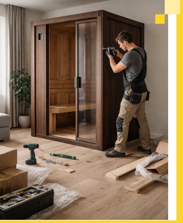 Установка и производство мини саун под ключ в Угличе