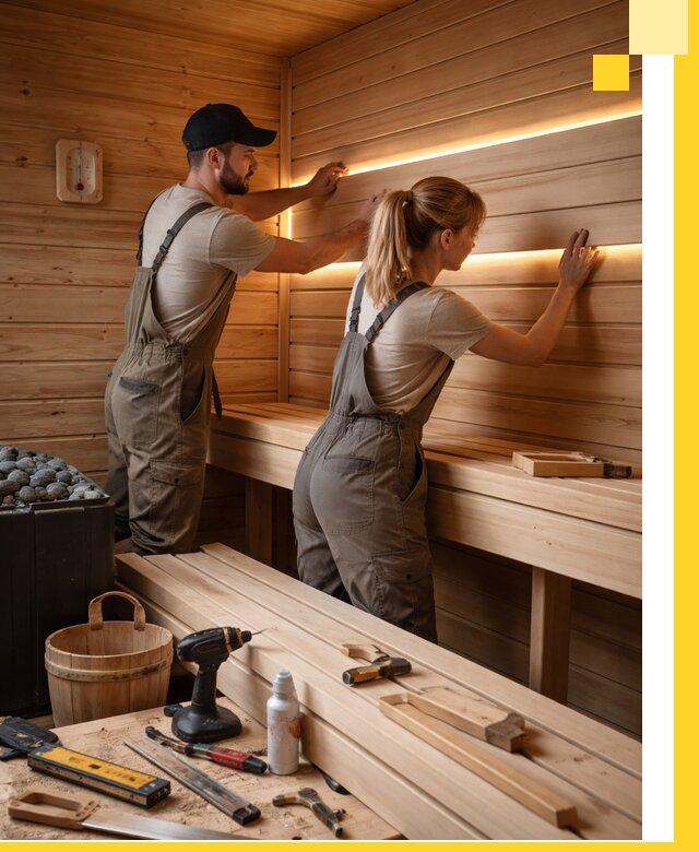 Дизайн саун и бань под ключ с индивидуальным проектом в Угличе