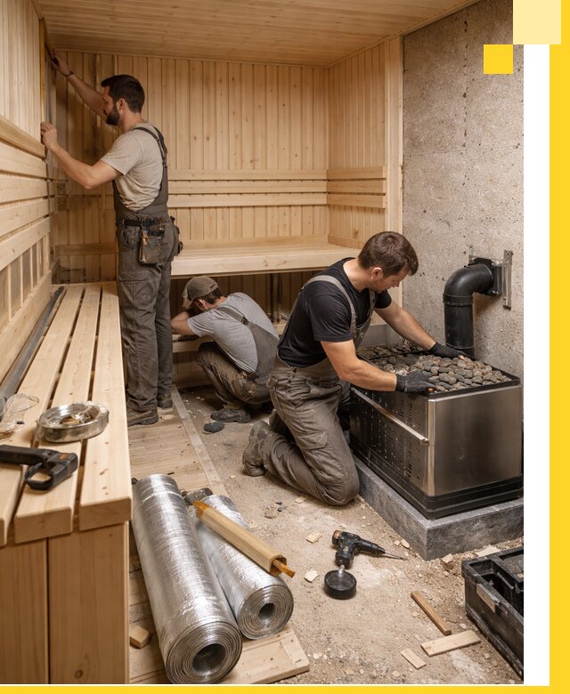 Индивидуальные сауны на заказ в Угличе под ключ, проект и монтаж