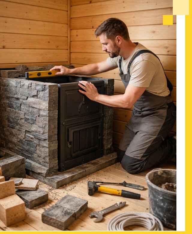 Производство и установка печей для саун под ключ в Угличе