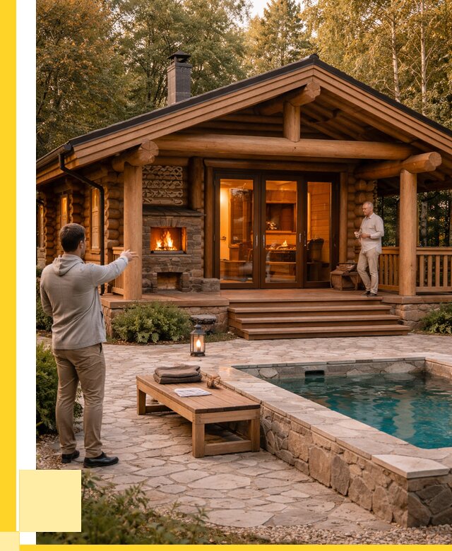 Проекты бань и хамам в Угличе от 26050 р. | ЭриданГлч