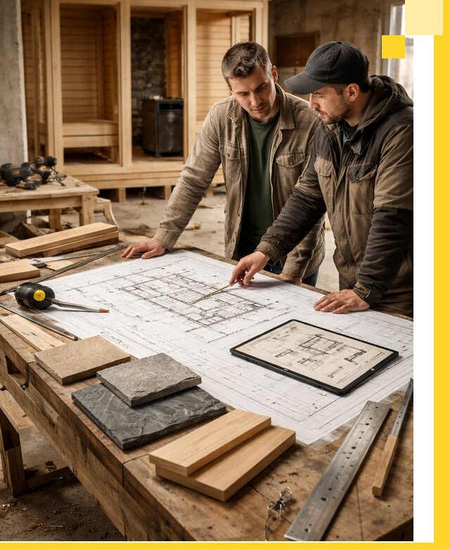 Проекты бань под ключ и планы строительства в Угличе